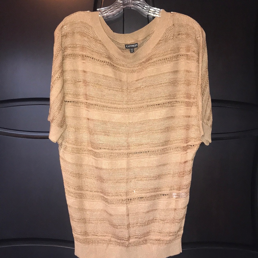 EXPRESS (Tan) Dolman sweater. Size Med.
